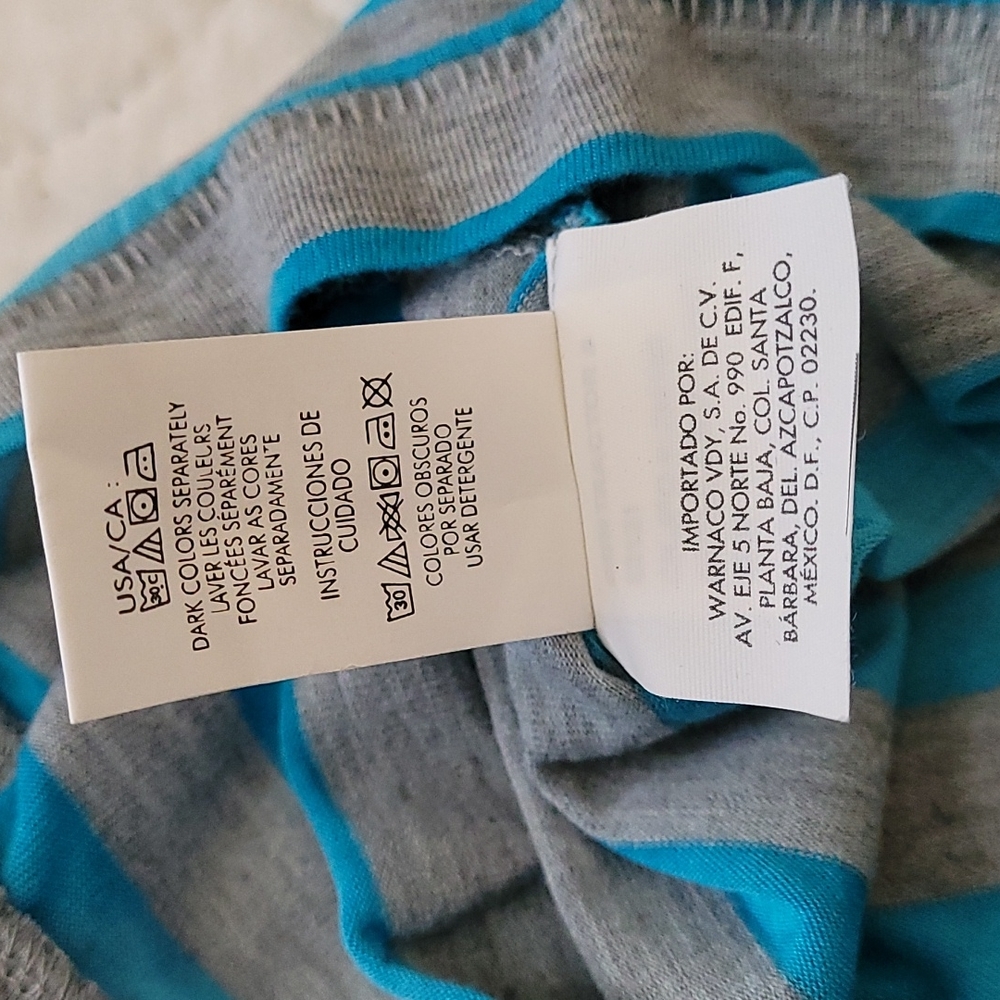 NEW Calvin Klein Jeans Stripped Tee Shirt - Picture 9 of 9